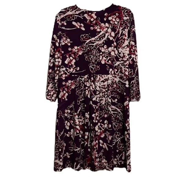 VIVIENNE TAM Dress, Plum Combo Color, Size Large - Picture 3 of 7